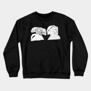 Creature Face Off Crewneck Sweatshirt